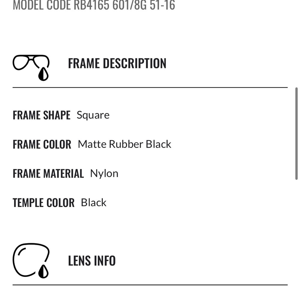 Ray-Ban Black Sunglasses - Picture 10 of 10